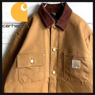 carhartt - 【即完売モデル】カーハート☆襟コーデュロイワンポイント