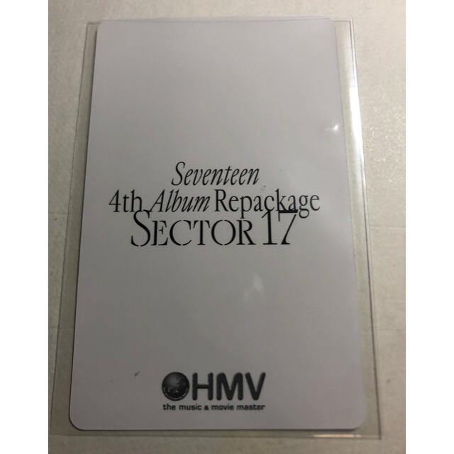 SEVENTEEN(セブンティーン)の専用　seventeen sector17 HMV特典 ウジ トレカ エンタメ/ホビーのタレントグッズ(アイドルグッズ)の商品写真