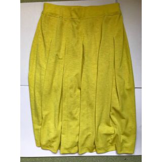 ジュンコシマダ(JUNKO SHIMADA)のPART2   スカート　黄色(ひざ丈スカート)