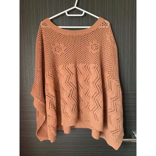 トップショップ(TOPSHOP)のTOPSHOP サマーニット　ポンチョ(ポンチョ)