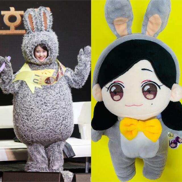 IU アイユー トッキユ うさぎU ぬいぐるみ 20cmの通販 by J|ラクマ IU アイユー トッキユ うさぎU ぬいぐるみ 20cmの通販 by J|ラクマ