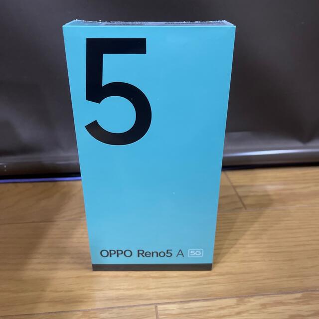 新品未開封 OPPO Reno5 A eSIM A103OP シルバーブラック