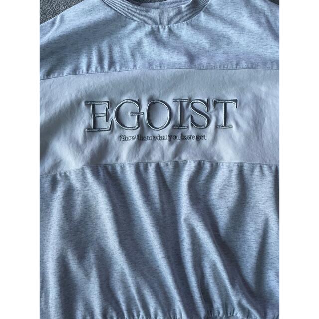 EGOIST(エゴイスト)のEGOIST 半袖スウェットトップス レディースのトップス(Tシャツ(半袖/袖なし))の商品写真