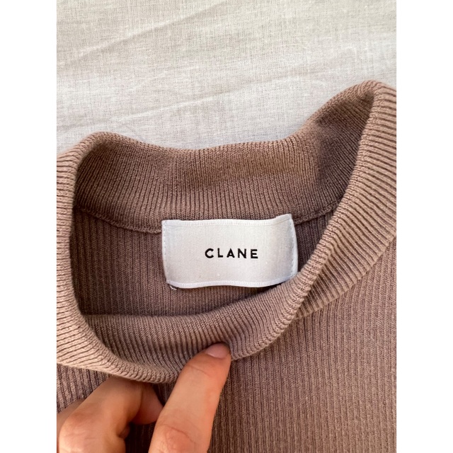 CLANE(クラネ)のクラネ　スクエアスリーブニット　clane レディースのトップス(タンクトップ)の商品写真