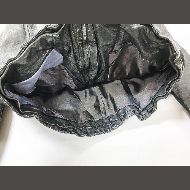 NEIL BARRETT(ニールバレット)のニールバレット M-65 バッファローレザー ジャケット アウター 黒 メンズのジャケット/アウター(ブルゾン)の商品写真