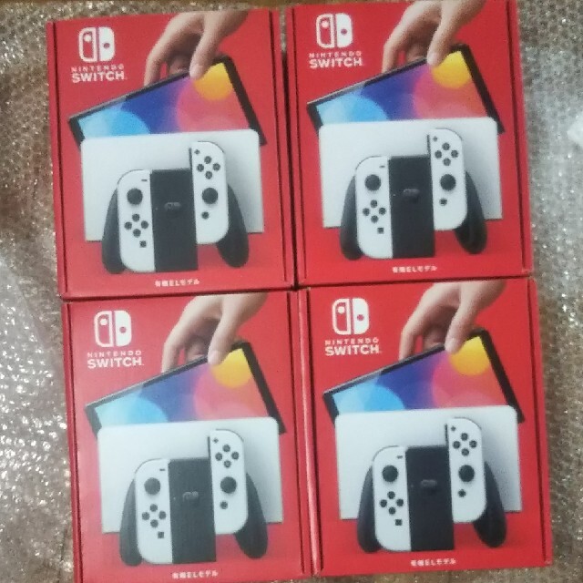 新品、未使用 任天堂Switch有機ELホワイト×4