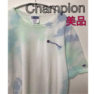 チャンピオン(Champion)のきゃずま♡様専用❣️Championチャンピオン  刺繍ロゴ　タイダイ　Tシャツ(Tシャツ/カットソー(半袖/袖なし))