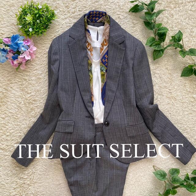 THE SUIT COMPANY(スーツカンパニー)のsuit select  13号　XL位　パンツスーツ　セットアップ　ビジネス レディースのフォーマル/ドレス(スーツ)の商品写真