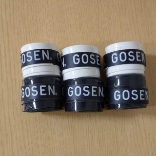 ゴーセン(GOSEN)のGOSEN テニスグリップテープ 黒3個白3個(その他)