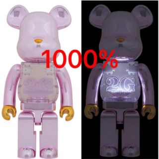 ベアブリック(BE@RBRICK)のBE@RBRICK 2G PINK GOLD CHROME 1000％(フィギュア)