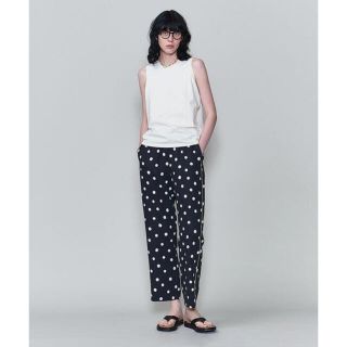 ロク(6 (ROKU))の【美品♡】6 ROKU DOT PRINT PANTS ドットパンツ(カジュアルパンツ)