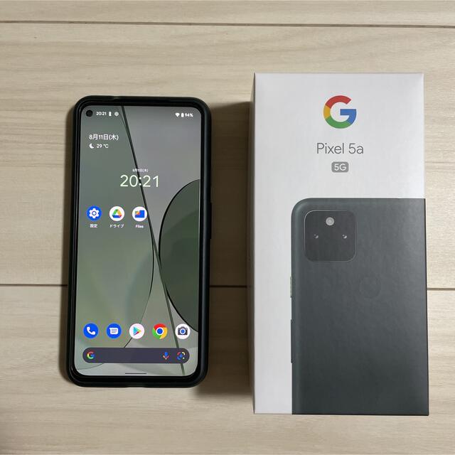 Google Pixel 5a (5G) Mostly Black 128GB スマートフォン/携帯電話 Google Pixel 5a (5G) Mostly Black 128GB スマートフォン/携帯電話