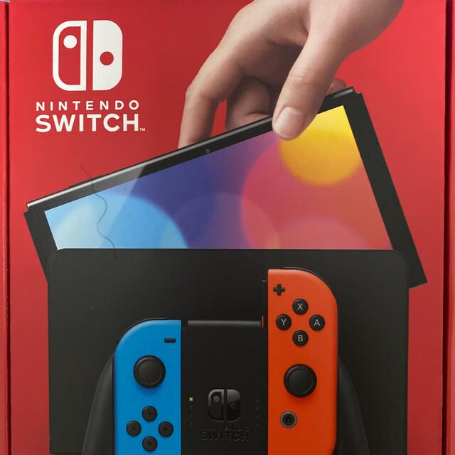 2美品 新型NintendoSwitchニンテンドースイッチ本体 有機ELモデル 家庭