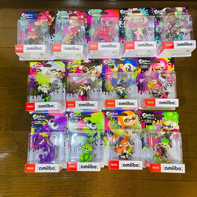 オフィシャルダイレクトストア amiibo スプラトゥーン 13体 まとめ売り