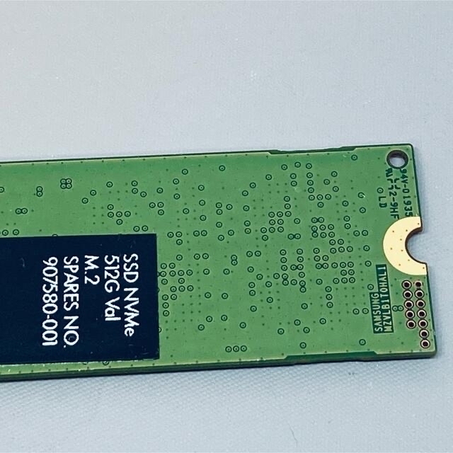 SAMSUNG NVMe PCIe M.2 SSD PM981 512GB 7