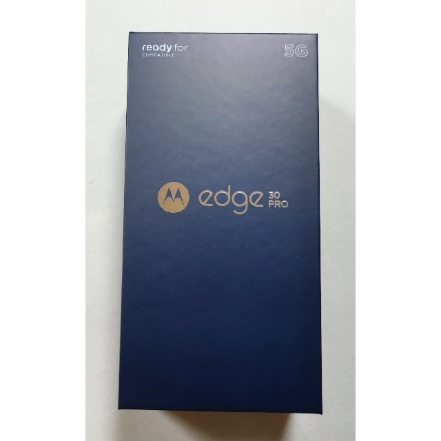 最安価格 Motorola - MOTOROLA Edge 30 Pro 128 Cosmo Blue