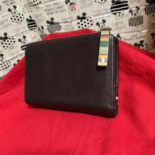 ポールスミス(Paul Smith)のPaulSmith ポールスミス折り財布 ジップストローグレイン ダークブラウン(折り財布)