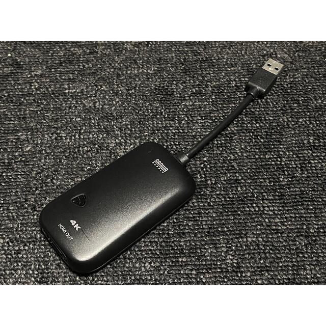 サンワサプライ　ディスプレイアダプタ 4K対応　USB-CVU3HD2 スマホ/家電/カメラのPC/タブレット(PC周辺機器)の商品写真