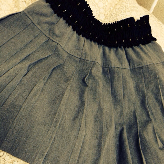 WEGO(ウィゴー)のWE GO☆プリーツスカート☆グレー レディースのスカート(ミニスカート)の商品写真