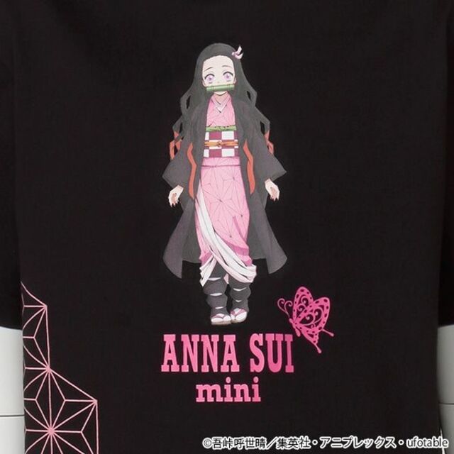 ANNA SUI mini ANNA SUImini 鬼滅の刃 ネズコＴシャツ sizeM(120)の通販 by まめ007's shop｜アナスイ ミニならラクマ