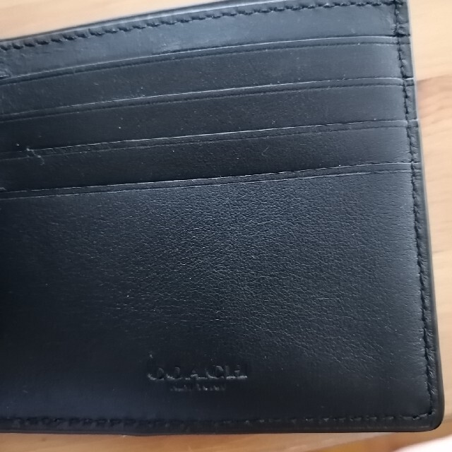 COACH(コーチ)のコーチ 二つ折り財布 メンズ COACH F75371 BLK メンズのファッション小物(折り財布)の商品写真