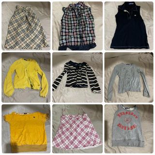 バーバリーブルーレーベル(BURBERRY BLUE LABEL)のバーバリー　カーディガン　トップス レディース ノースリーブ　長袖　春夏セット(カーディガン)