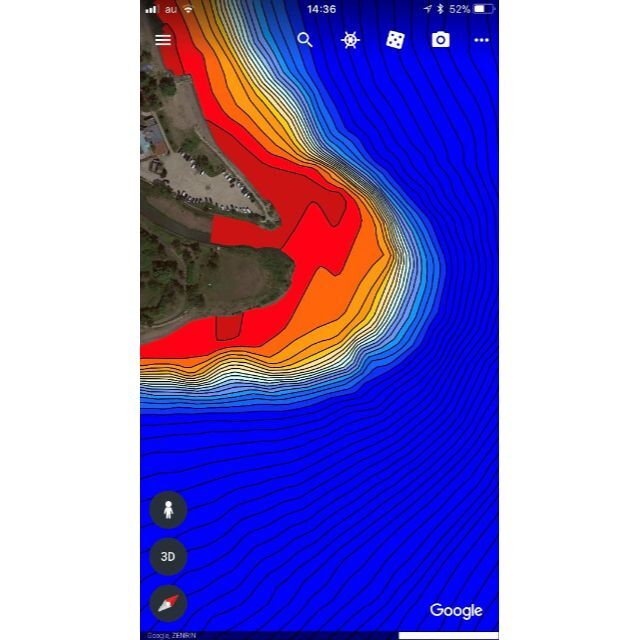 スマホ・モバイル用 GoogleEarth琵琶湖北湖広域マップ 【予約販売】本 