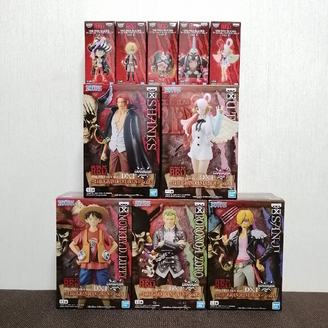 ONE PIECE FILM RED DXF フィギュア 10体 セット