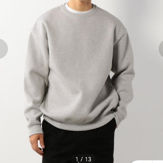 steven alan - <crepuscule> CREW NECK/KNIT グレー 1の通販 by