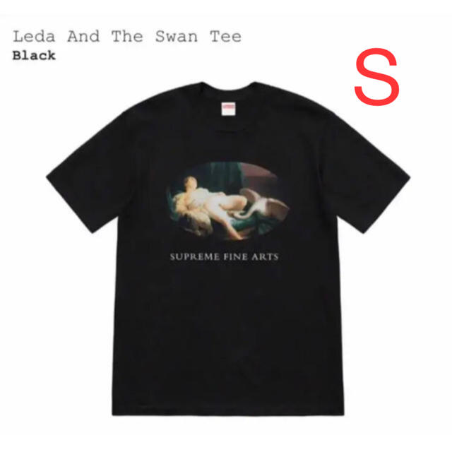 Supreme(シュプリーム)の【黒 S】Leda And The Swan Tee シュプリーム メンズのトップス(Tシャツ/カットソー(半袖/袖なし))の商品写真