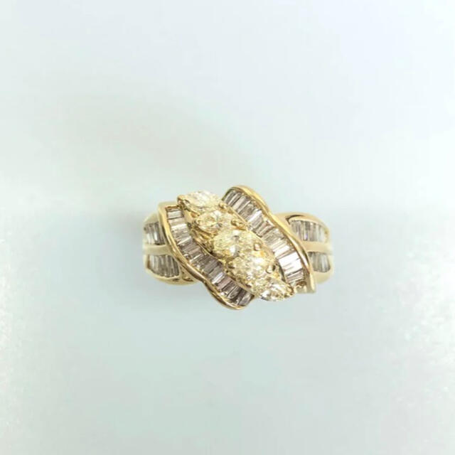 K18 ダイヤモンド リング　1.60ct イエローゴールド