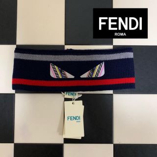 FENDI フェンディ ロゴ入り ヘアバンド ネオンカラー