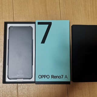 オッポ(OPPO)のOPPO Reno7 A スターリーブラック　128GB ブラック(スマートフォン本体)