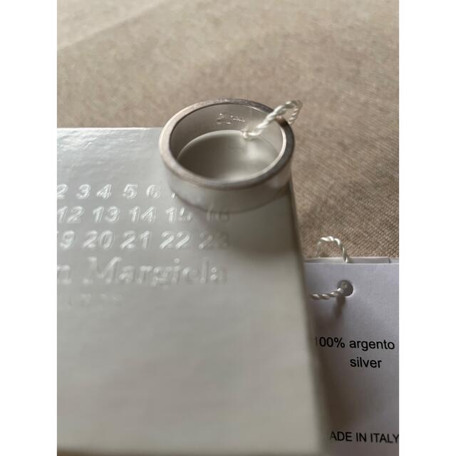M新品 メゾン マルジェラ メンズ ⑪ カレンダーロゴ リング シルバー 指輪