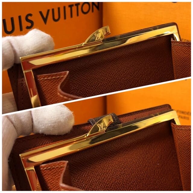 LOUIS VUITTON(ルイヴィトン)の✨正規品✨廃棄希少✨新品同様✨LOUIS VUITTON ヴィエノワがま口財布 レディースのファッション小物(財布)の商品写真