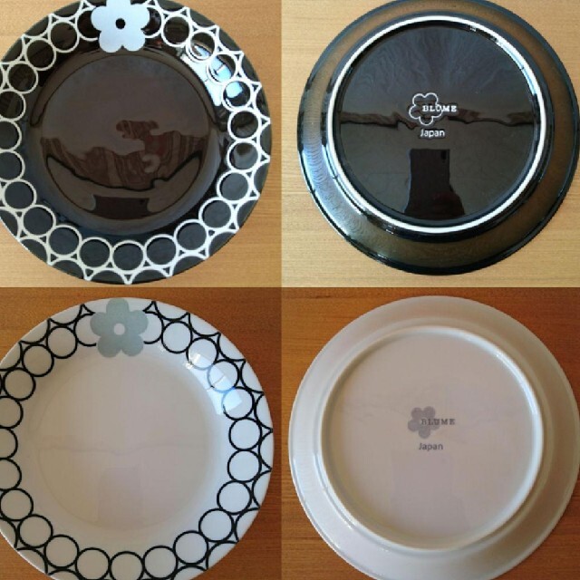 BLUME  ブルーメ ペア皿 インテリア/住まい/日用品のキッチン/食器(食器)の商品写真