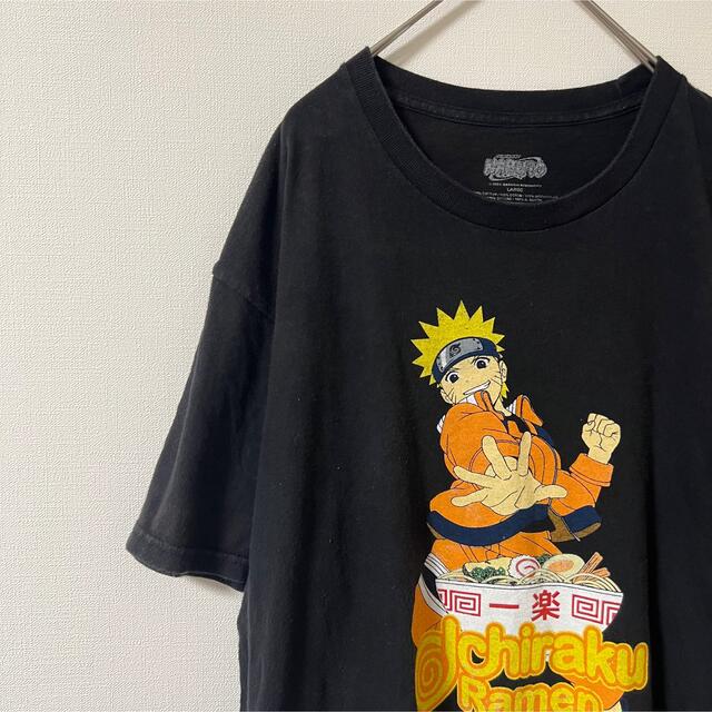 NARUTO 90s スケボ ストリート ビッグロゴ サスケ カカシ サクラ 黒