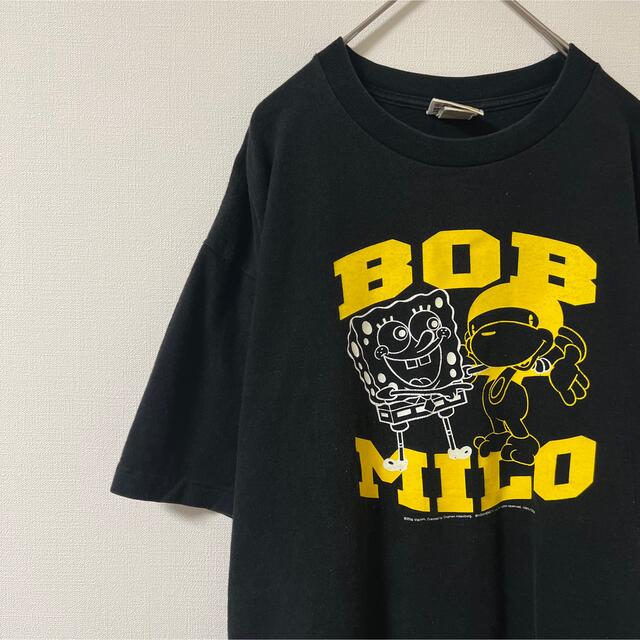 トップスBABY MILO×スポンジボブ 90s シングルステッチ スケボ ストリート