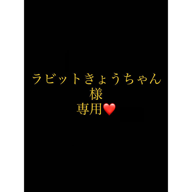 ラビットきょうちゃん様専用ページのサムネイル