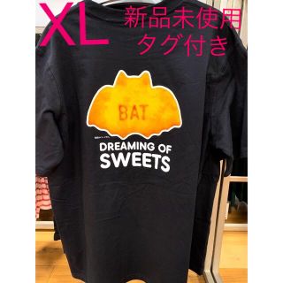 値下【新品タグ付き】GU たべっ子どうぶつ　半袖（5分袖）Tシャツ　黒(Tシャツ(半袖/袖なし))