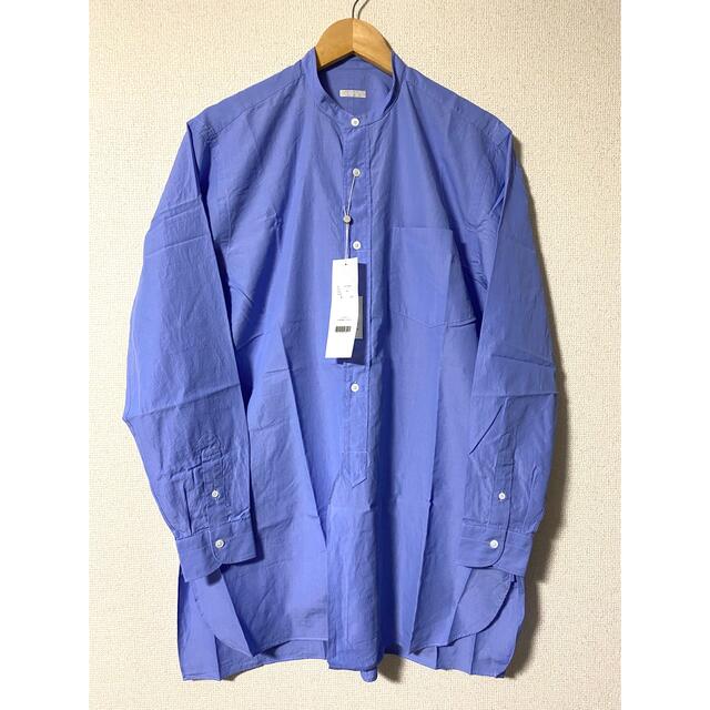 comoli バンドカラーシャツ SAX サイズ 2 - www.husnususlu.com