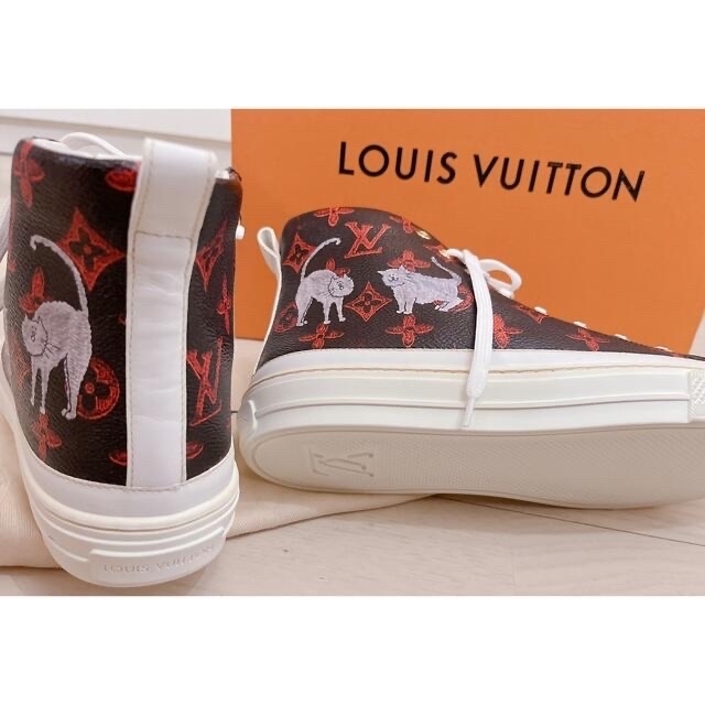 LOUIS VUITTON(ルイヴィトン)の幻レア‼︎ルイヴィトン新品未使用キャットグラムスニーカー レディースの靴/シューズ(スニーカー)の商品写真