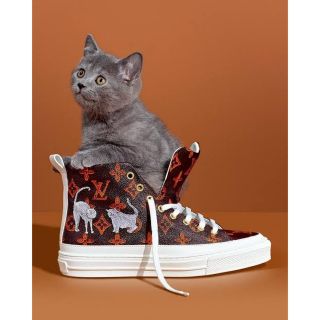 ルイヴィトン(LOUIS VUITTON)の幻レア‼︎ルイヴィトン新品未使用キャットグラムスニーカー(スニーカー)