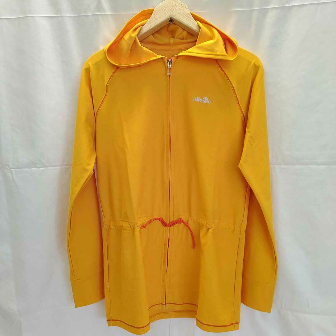 ellesse(エレッセ)のエレッセ ジップアップ パーカー ストレッチ ジャージ  L イエロー ES12007 レディース ellesse スポーツ/アウトドアのトレーニング/エクササイズ(その他)の商品写真