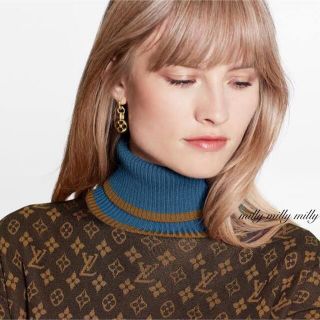 ご成約済み✴︎未使用【LOUIS VUITTON】モノグラムタートルネックニット ご成約済み✴︎未使用【LOUIS VUITTON】モノグラムタートルネックニット