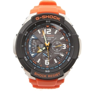 ジーショック(G-SHOCK)のカシオジーショック G-SHOCK 美品 スカイコックピット 腕時計 オレンジ(腕時計(アナログ))