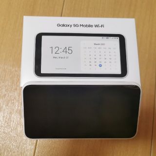 新品未使用Galaxy 5G Mobile Wi-Fi　ホワイト(PC周辺機器)