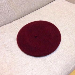 スピンズ(SPINNS)のSPINNS ボルドーベレー帽(ハンチング/ベレー帽)