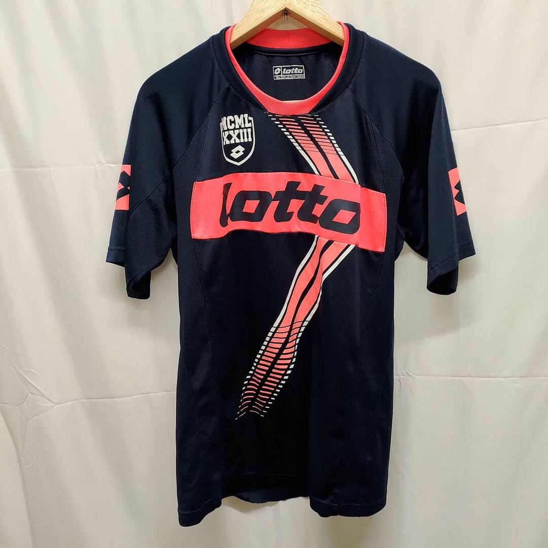 lotto(ロット)のロット 半袖シャツ プラシャツ XL ブラック  メンズ Lotto サッカー フットサル スポーツ/アウトドアのサッカー/フットサル(ウェア)の商品写真