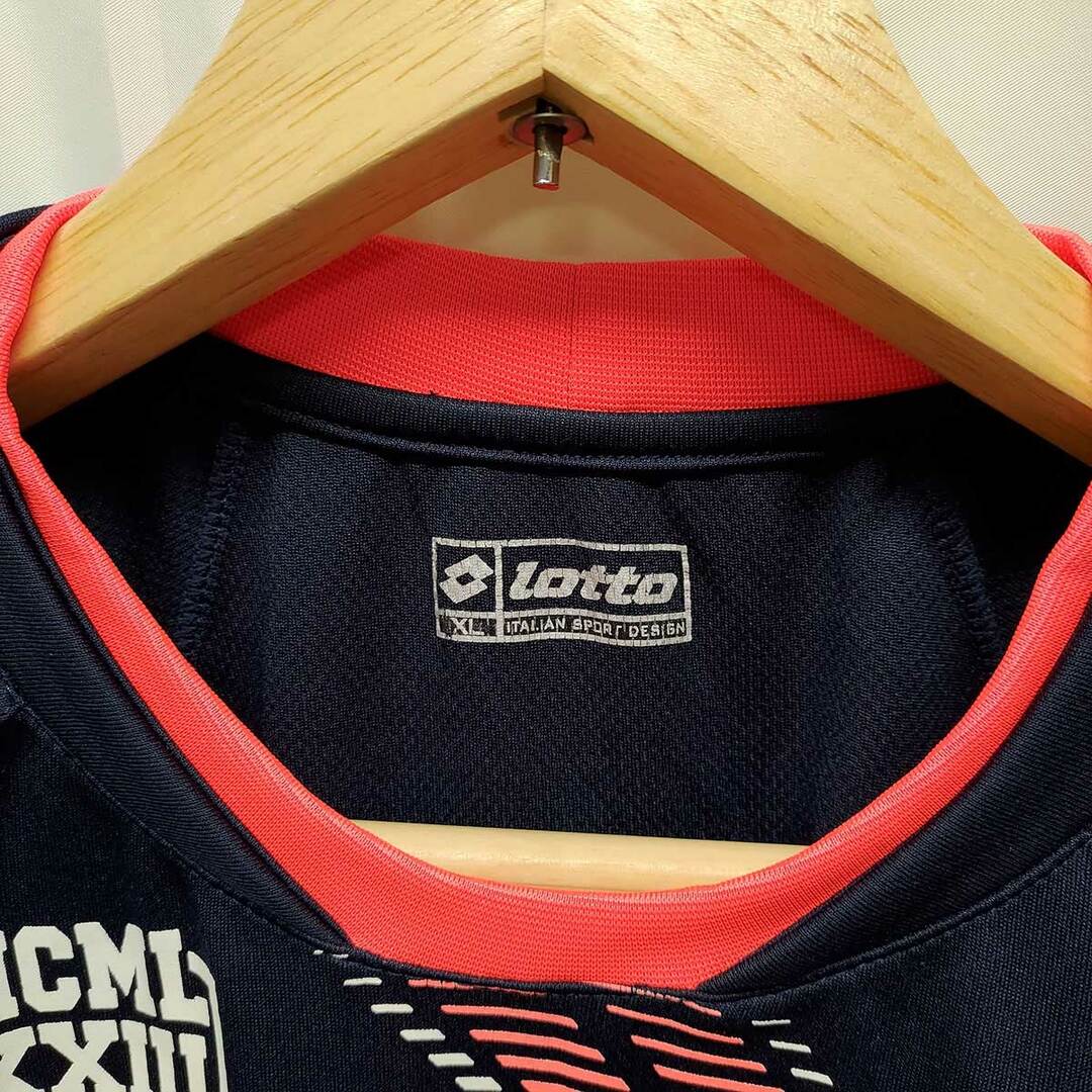 lotto(ロット)のロット 半袖シャツ プラシャツ XL ブラック  メンズ Lotto サッカー フットサル スポーツ/アウトドアのサッカー/フットサル(ウェア)の商品写真